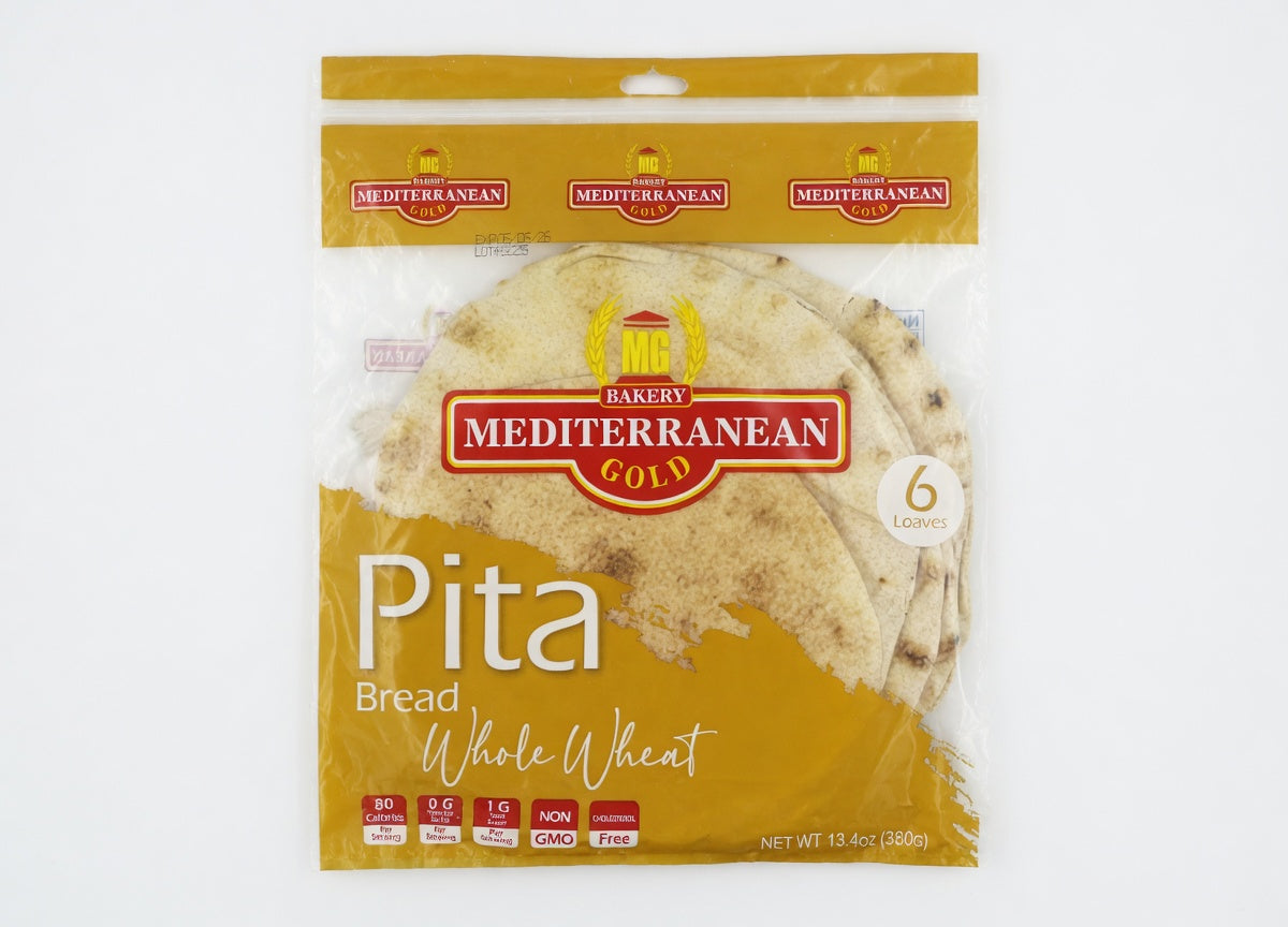 Whole White Pita Bread Large