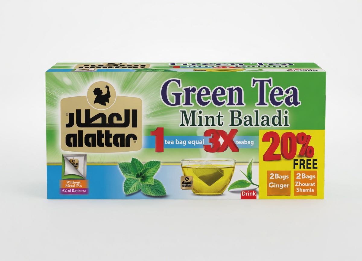 Al-Attar Green Tea 20 Bags*24