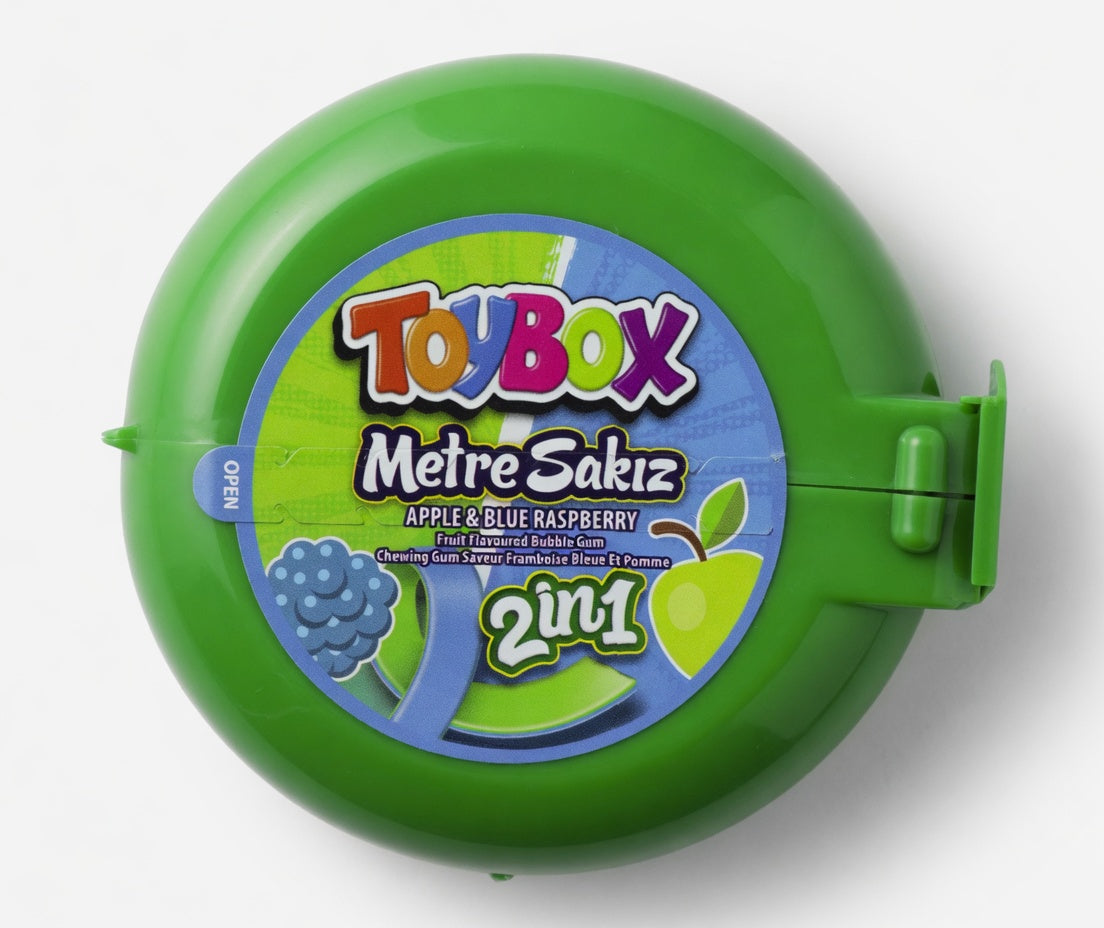 TOYBOX STRIP GUM تفاح وتوت 28 جم/144-12/12