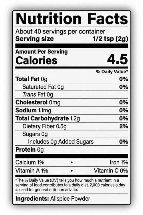 Allspices powder 80Gr/12
