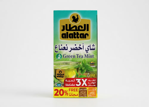 Al-Attar Green Tea & Mint  20 Bags*24