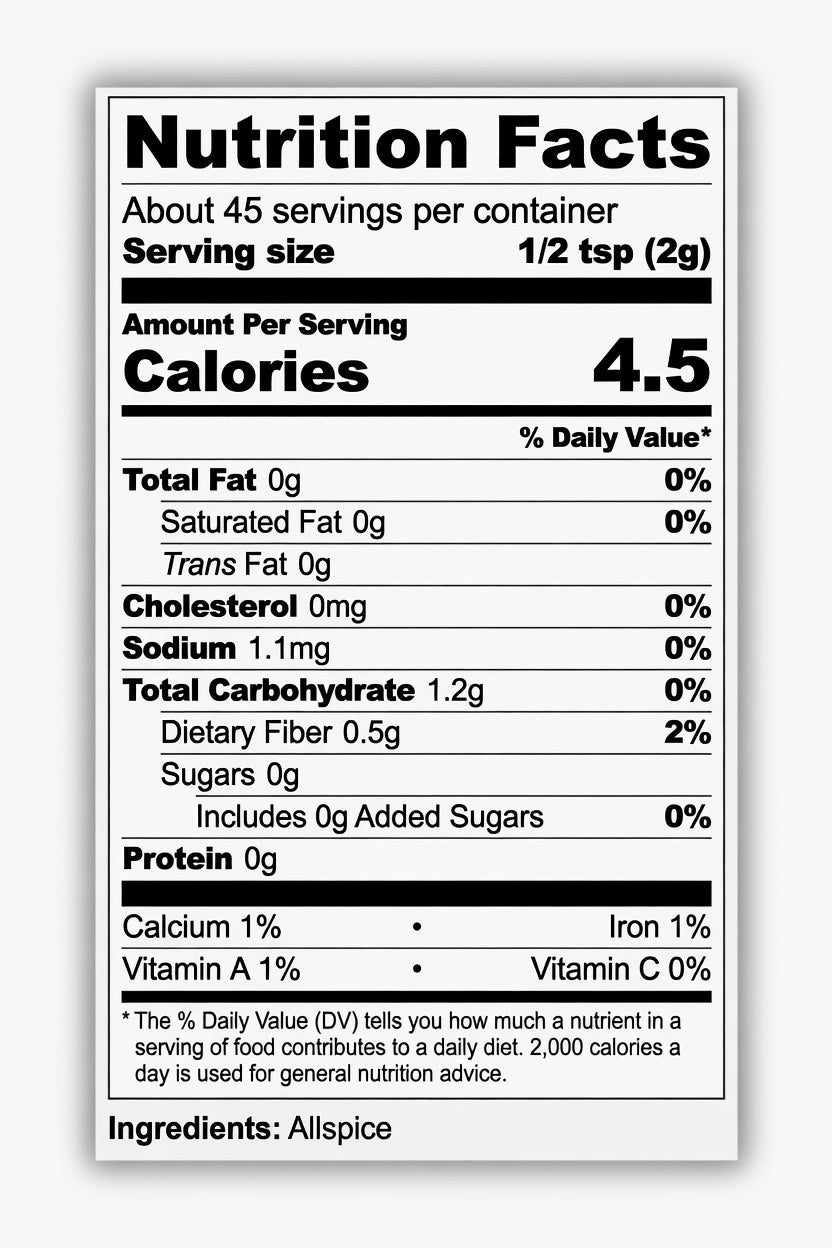 Allspices seed  80Gr/12